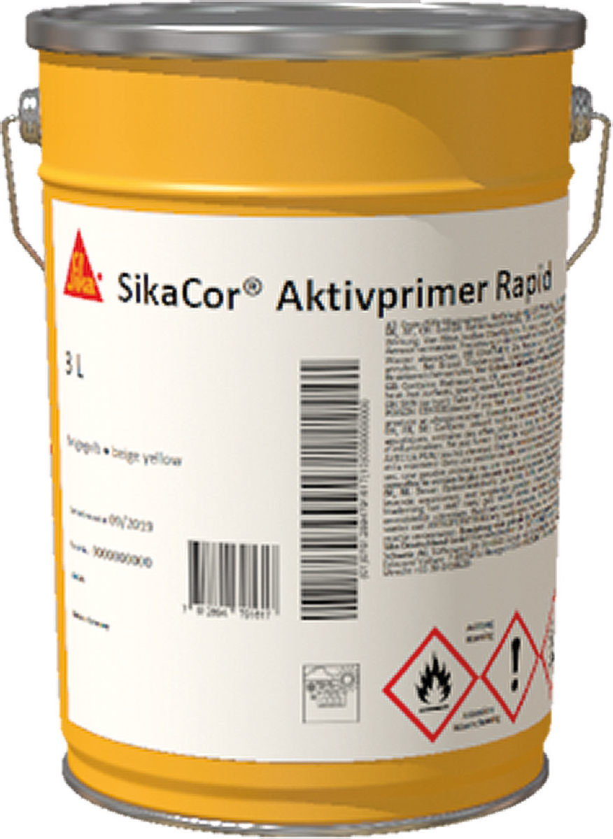 Sikacor Aktivprimer Rapid 3,0 lt Oxidrot